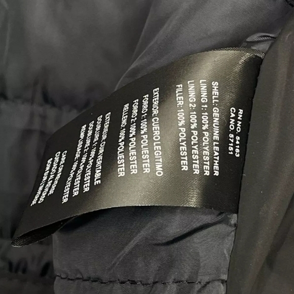 NWT $695 DKNY Dark Green Croc Embossed Leather Button Coat Heavy Sixe XL XXL - Picture 7 of 9